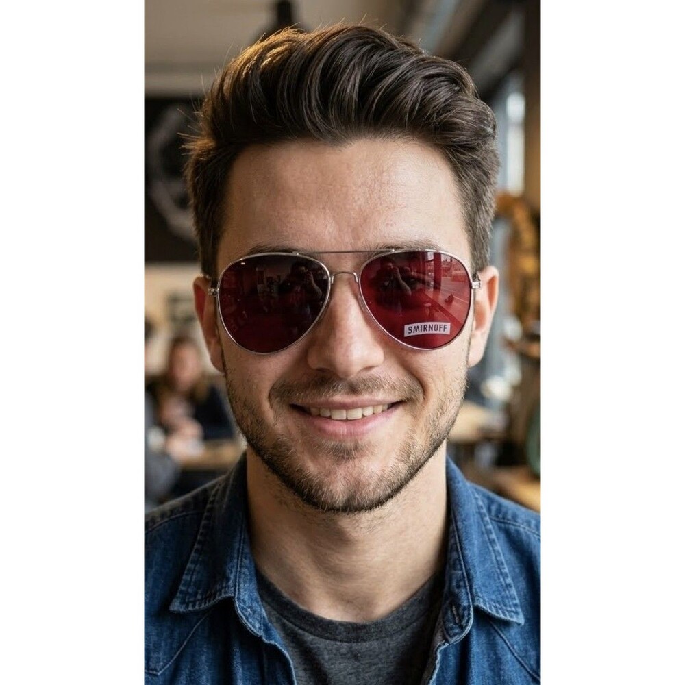 New Smirnoff Sunglasses Aviator Style Unisex Men Women Rated UV 400 Promotional